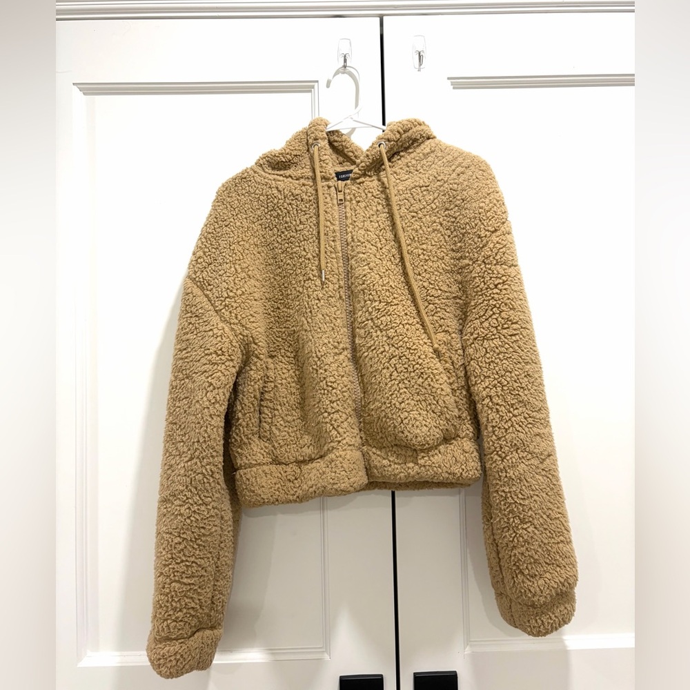 Forever 21 Tan Sherpa Jacket